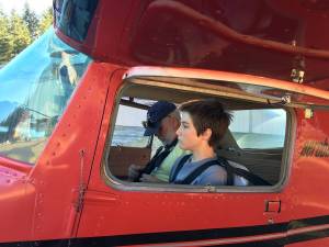 Photo provided
Rowen Stephens and Fred Lundahl practice flying.