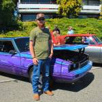 Gary Cooney poses in front of his 1979 Mercury Capri inspired by comic art. (Photo by Luisa Loi)