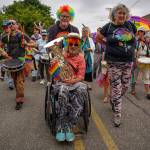 Some parade participants played music. (Photo by David Welton)