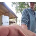 An image captured from a Ring camera shows Langley Mayor Scott Chaplin.