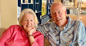 Photo provided by George Saul
George and Sheila Saul.