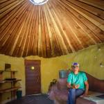 A skylight in the roof illuminates the limpet house, which stays cool in the summer despite the heat. (Photo by David Welton)