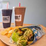 Some of the healthy fare offered by Cosmic Veggies. (Photo by Luisa Loi)