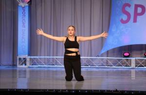 Emmalynn Rochholz competes in a national dance competition. (Photo provided)