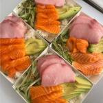 Hamachi and salmon sashimi bowl. (Photo provided)