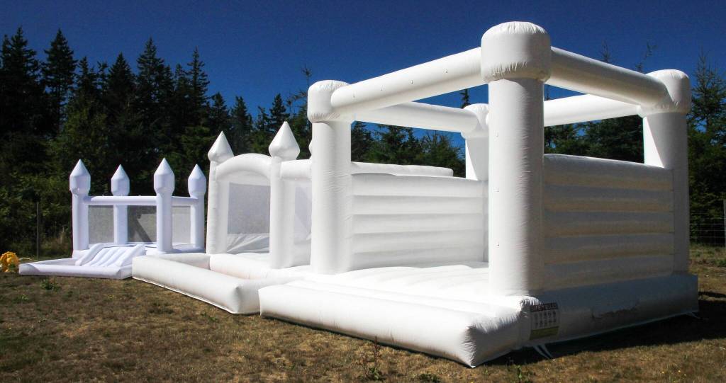 (From right to left) The Classic Inflatable, the Great White Inflatable and the Mini Inflatable. (Photo by Luisa Loi/Whidbey News-Times)