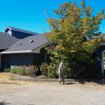 Moore stands in front of the Haven building.