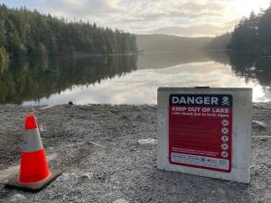 Pass Lake, which is within Deception Pass State Park, is closed because of toxic algae.