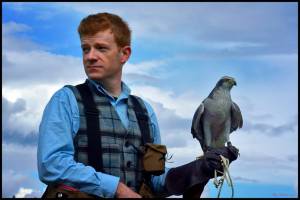 Aaron Allred will lead a demonstration at Whidbey Raptor Day. (Photo by John M. Deir)