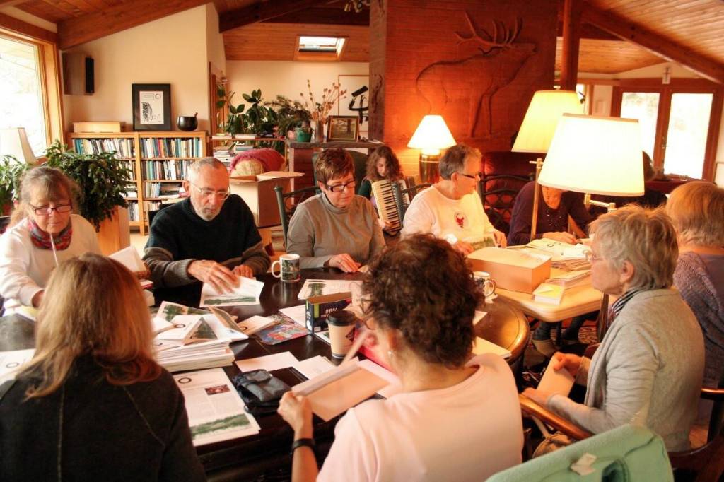 Photo provided
Volunteers gathered in Enso House.