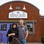 Photo by David Welton
Double Bluff Brewing Co. owners Marissa and Daniel Thomis have expanded to a new location in the old Useless Bay Coffee Co. building on Second Street in downtown Langley.