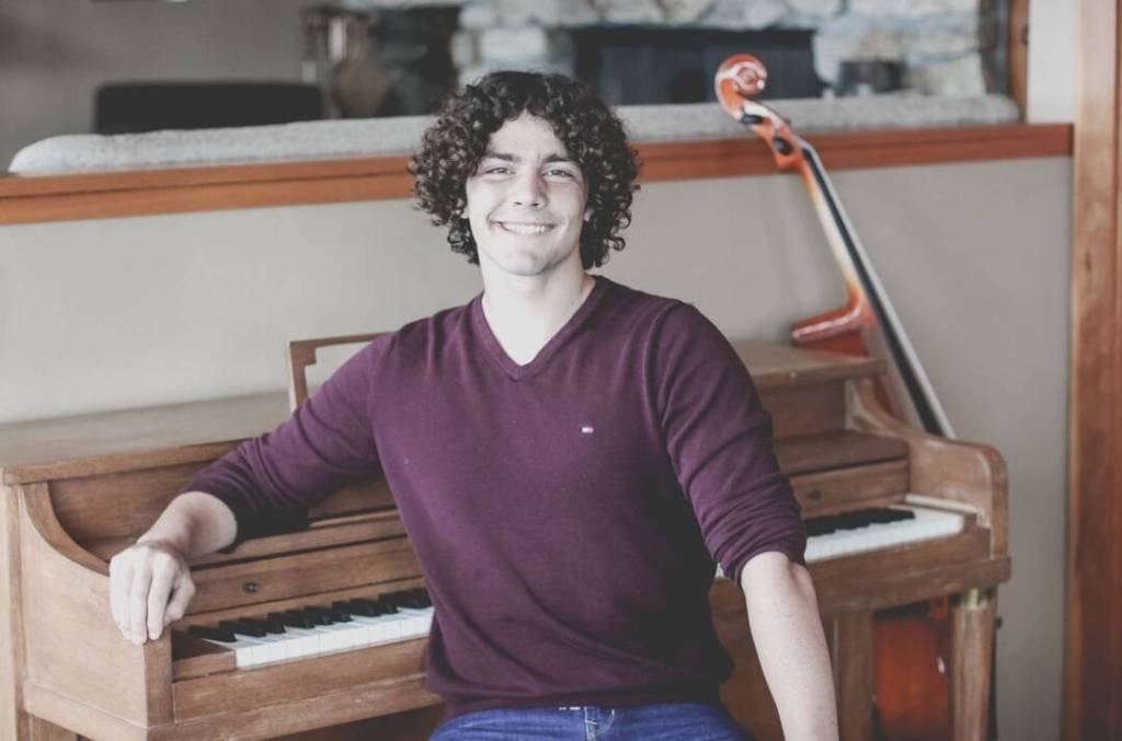 Photo provided
Grant Steller, an 18-year-old Coupeville High School graduate, is a freelance composer who writes digital orchestral music for films.