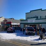 Photo provided
The Langley Good Cheer Thrift Store was transformed into a post office for the TV commercial.