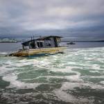 Photo by David Welton
The Madahy was perilously close to the Clinton ferry run, which marked it as a priority for removal.