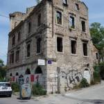 Bombed-out building in Mostar.