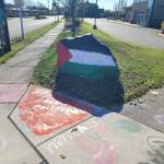 Someone from out of town painted the Coupeville school district's famous rock.