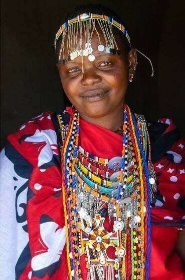 A member of the Maasai tribe, an ethnic group that lives in Kenya and Tanzania. (Photo by Mike Holtby)