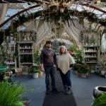 Maureen Murphy with her son Sam Rowley in Bayview Gardens Holiday House. (Photo by David Welton)