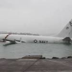 A P-8A sits in the waters off Marine Corps Air Station Kaneohe Bay. (U.S. Marine Corps photo by Lance Cpl. Tania Guerrero)