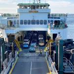 The Kitsap prepares to make a crossing from Mukilteo to Clinton. (Sue Misao / Herald file)