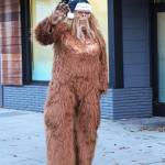 This years celebrations caught the attention of Bigfoot, who decided to pay a visit much to peoples delight. (Photo by Luisa Loi)