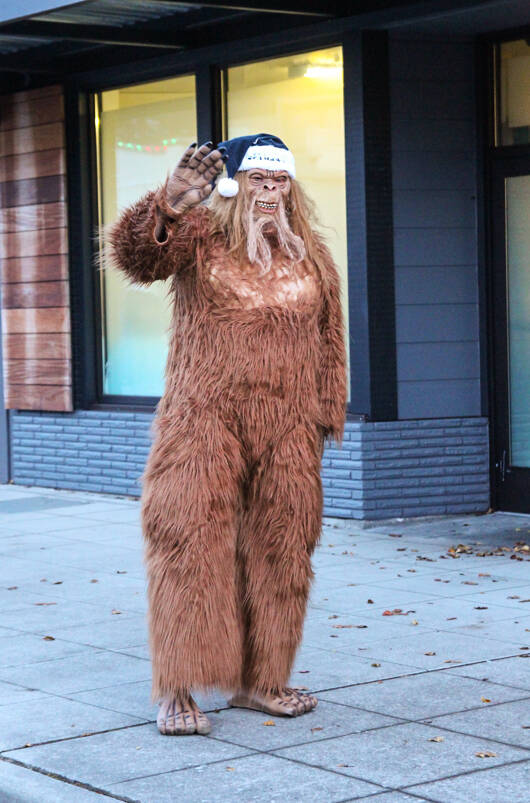 This years celebrations caught the attention of Bigfoot, who decided to pay a visit much to peoples delight. (Photo by Luisa Loi)