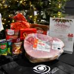 An example of the food families will receive. (Photo provided)