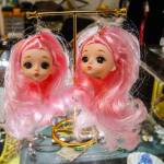 These doll earrings, sold at Dinas Great Finds, can conquer the heart of any maximalist fashionista. (Photo by Luisa Loi)