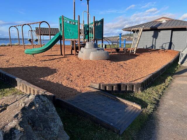 New playground equipment was recently installed at Dave Mackie Park. (Photo provided)