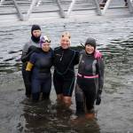 Photo by David Welton
Betsy O’Neil, Sophie, Sharon Emerson and Kate Poss pose at Langley marina.