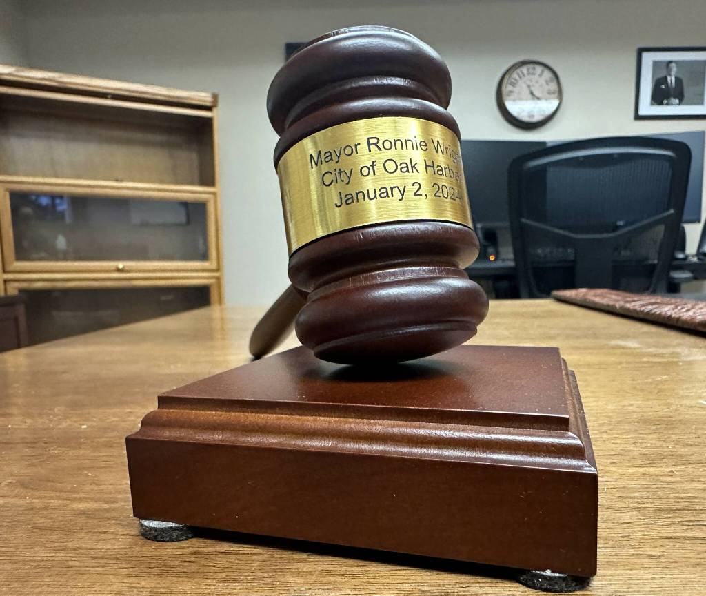 Wrights gavel. (Photo by Sabrina Combs)
