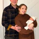 Jeremy and Elizabeth Jost welcomed baby girl Julia on Jan. 3. (Photo provided)