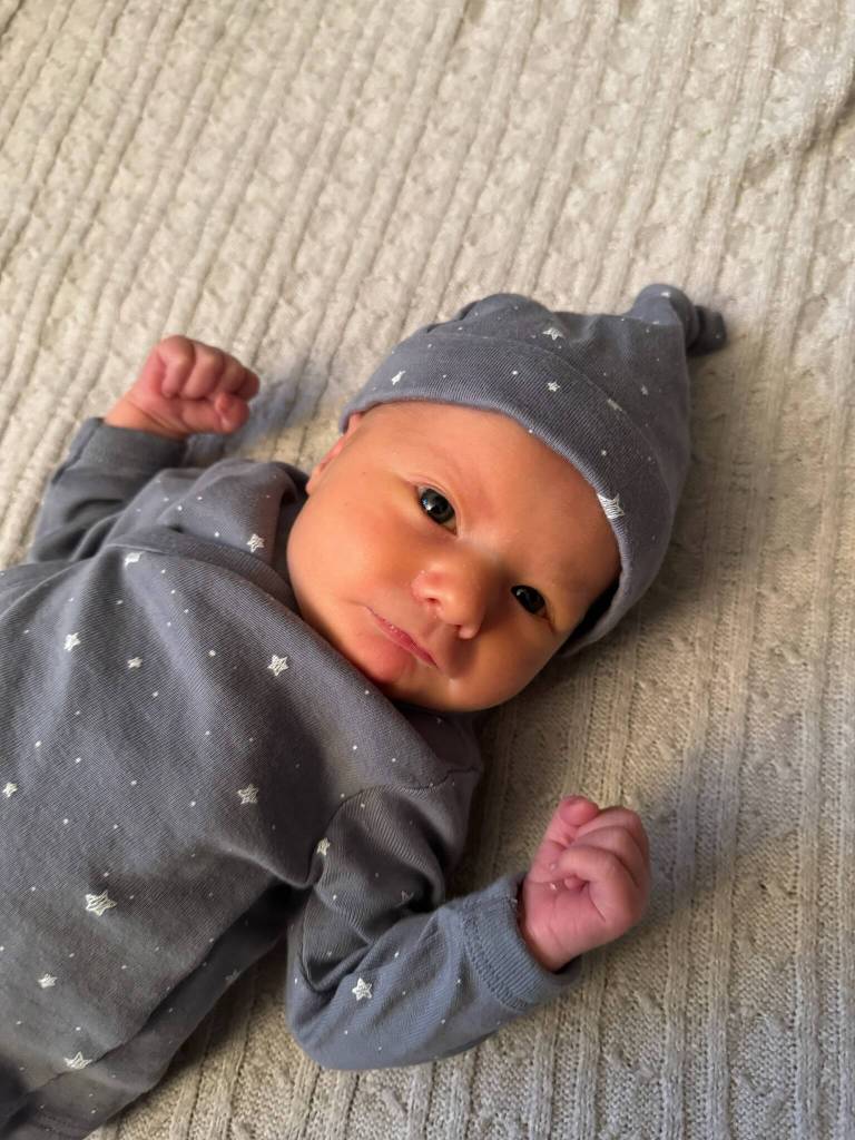 Born Jan. 3, Julia Jost is the first baby to be born on Whidbey Island in 2024. (Photo provided)