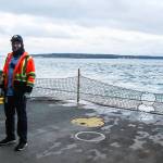 Naval Body Seaman Jerry Poie has been working for the agency for 20 years. He believes the job can be more taxing on newer employees, who are often asked to work overtime. (Photo by Luisa Loi)