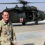 Photo courtesy of Jeffrey Neuberger
Chaplain, Lt Col, USAF (Ret) Jeffrey Neuberger stands on a helipad in Iraq.