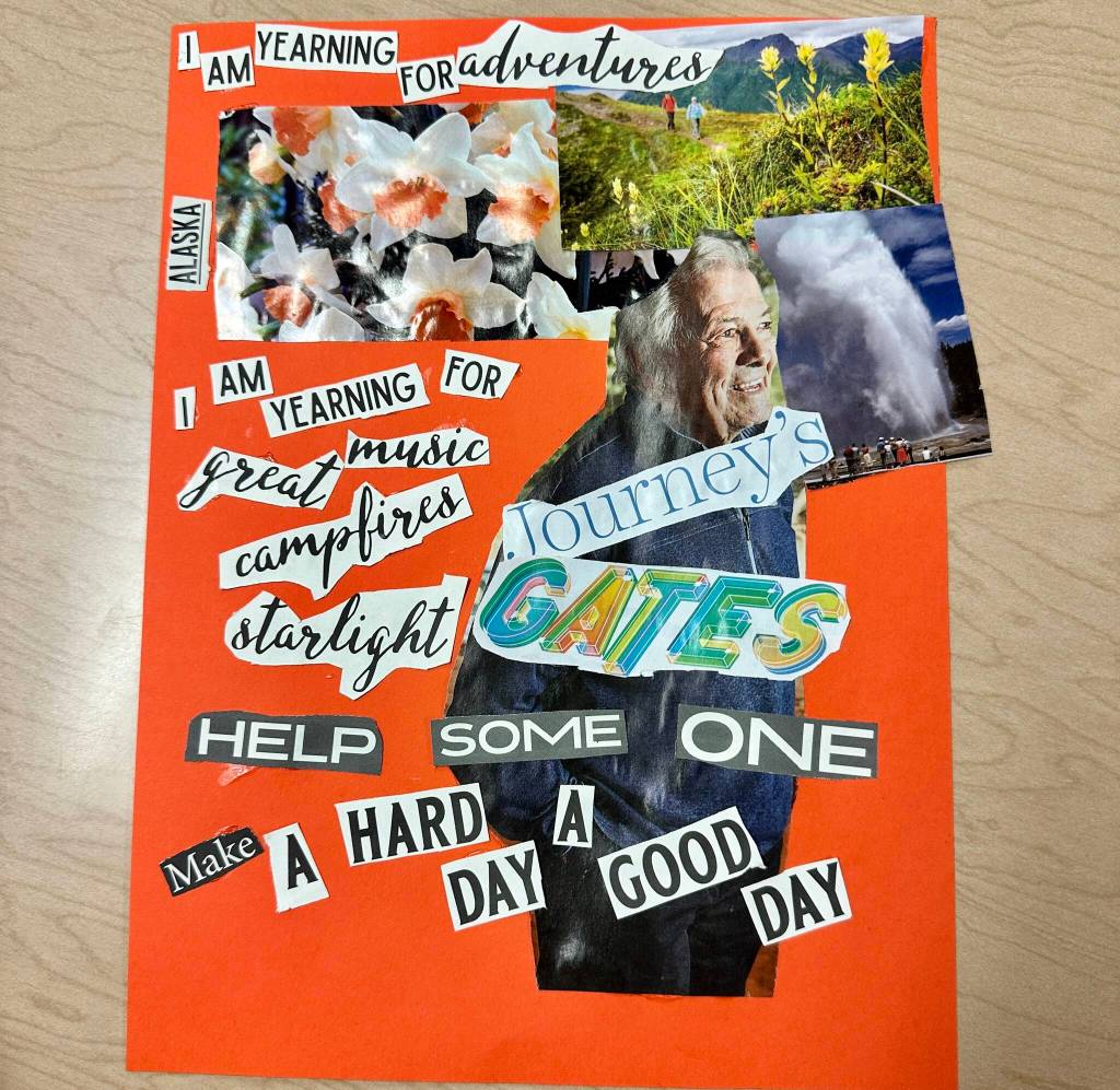 Photo provided
A collage project by one of Beth Herrilds students.