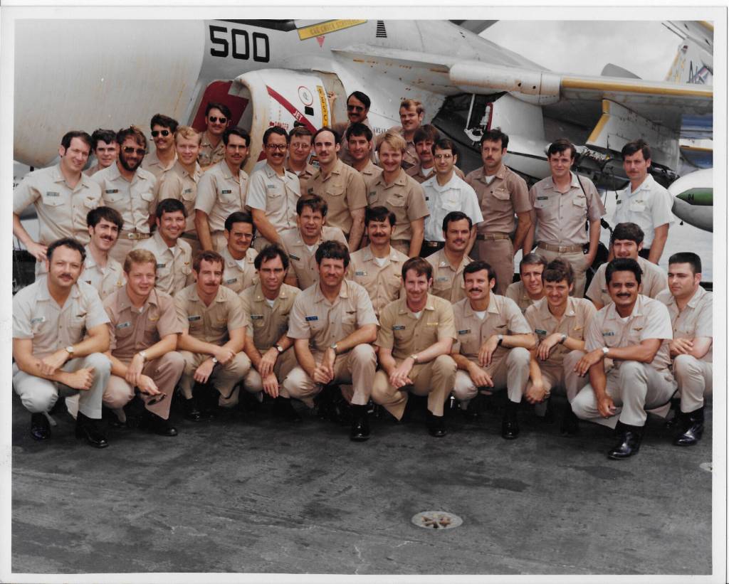 Attack Squadron 145 about to head West in 1978. (Photo provided)