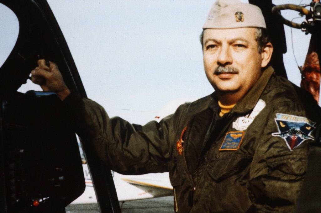 Capt. Dave Doogie Williams sits in the cockpit. (Photo provided)