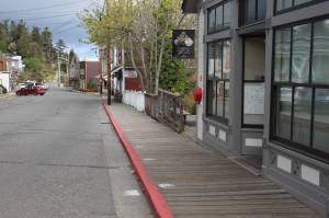 The Front Street Boardwalk.