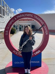 Photo by Victor Zarate
Oak Harbor shooter Victoria Zarate competed in the Junior Olympics that took place April 1 through 3 in Colorado Springs, Colo.