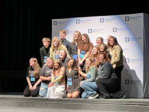 Photo provided
Thespian troupe 6307, from Oak Harbor High School, attended the Washington State Thespian Festival in March.