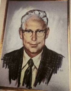 The portrait of Dr. Bishop is missing.