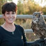 Photo provided
Cynthia Daily of Discovery Bay Wild Bird Rescue with a great horned owl.