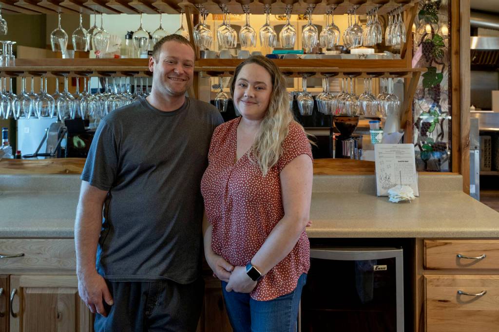 Kyle ONeill and Michelle Graham are the new owners of Blooms Winery and 5511 Bistro, which is now called Leo & Letos. (Photo by David Welton)