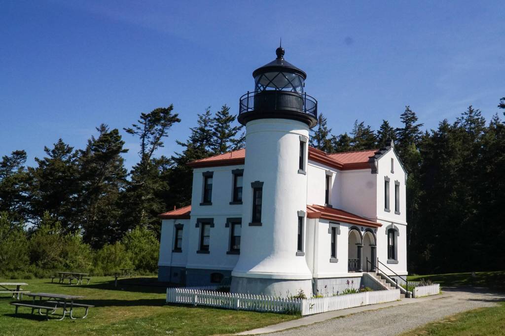 The Admiralty Head Lighthouse at Fort Casey opened in 1903. (Photo by Sam Fletcher)