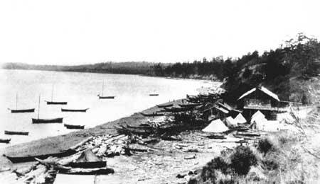 Photo courtesy of Island County Historical Society
From time immemorial, the Lower Skagit People had permanent villages on the shores of Penn Cove.