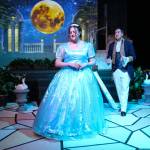 Cinderella (Gabrielle Eaton) talks with Prince Christopher (Jordan Kingma) in the royal gardens. (Photo by Luisa Loi)