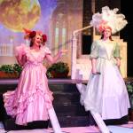 Sisters Joy (Zo Eisenbrey) and Grace (Laurianna Newcomb) cant fathom why the prince would pursue a merely lovely girl like Cinderella. (Photo by Luisa Loi)