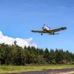 Photo by Luisa Loi
A first group of students successfully takes off, headed towards Fort Casey.