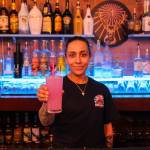 Photo by Luisa Loi
Manager Carla Rivera serves a Dragon Fruit Paloma.